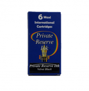 Velvet Black Private Reserve Ink Cartridge Maxi