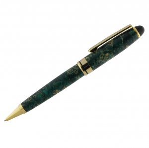 Round Top European&trade; Twist Pencil - 0.7mm lead - Titanium Gold