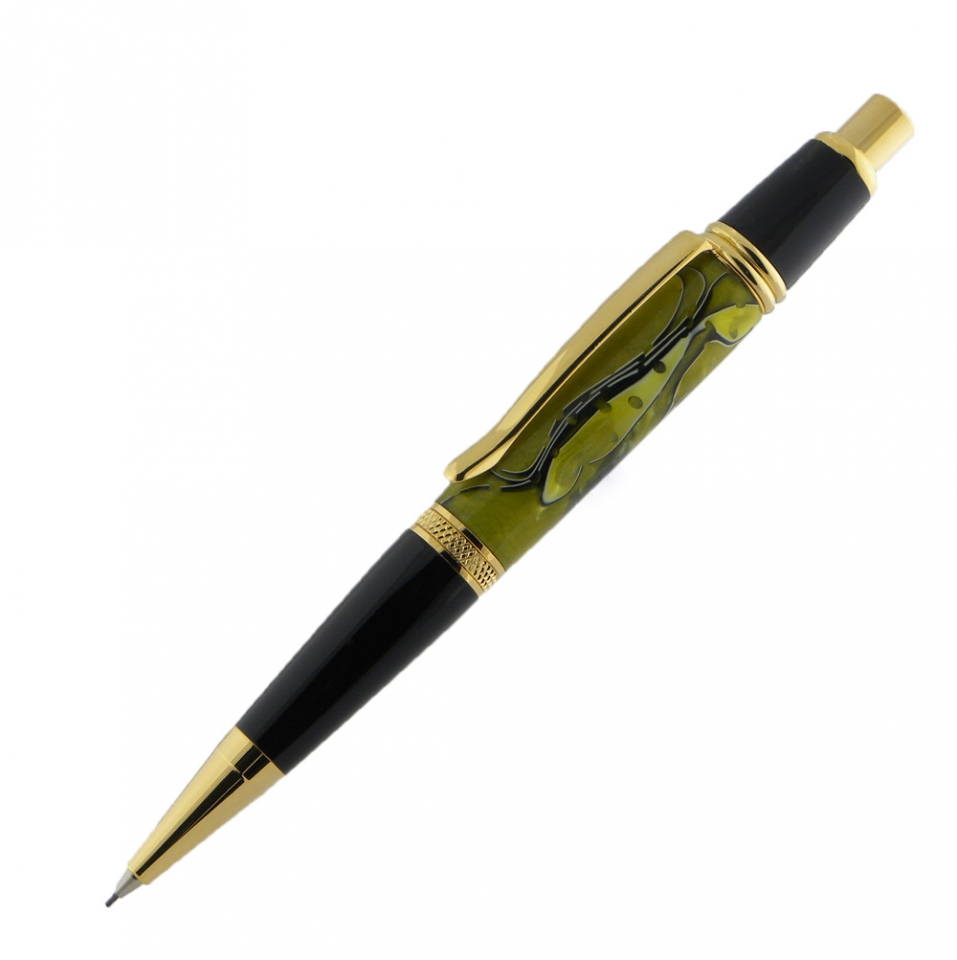 Sierra&reg; Button Click Pencil Titanium Gold