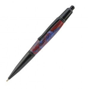 Sierra&reg; Button Click Pen Black Chrome