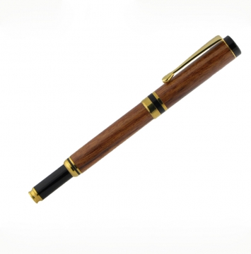 Flat Top American&trade; Fountain Pen - Snap Cap - Titanium Gold