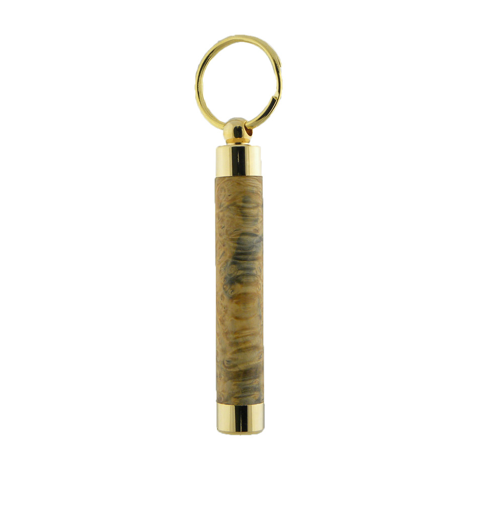 Toothpick Holder Key Ring emergency pill money holder Upgrade Gold 5 Pack Pen Kit Making Supplies Berea HardWoods