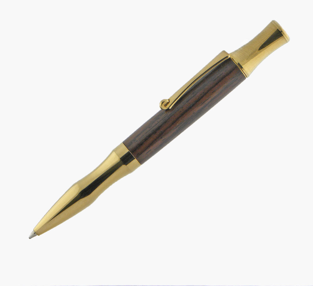 Virage™ Ballpoint Titanium Gold Pen Kit Making Supplies Berea HardWoods