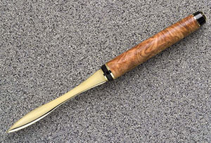 Cigar Pen Letter Opener - Chrome
