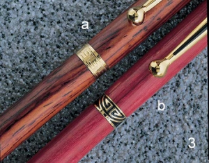 Greek Key Prop. Pencil Titanium Gold