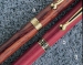 Greek Key Ballpoint Pen - Titanium Gold