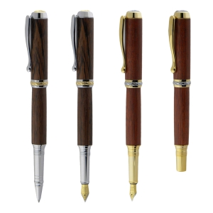 Triton Rollerball / Fountain Pen Starter Pack - 4 Kits, FREE Bushings, FREE Drill Bit